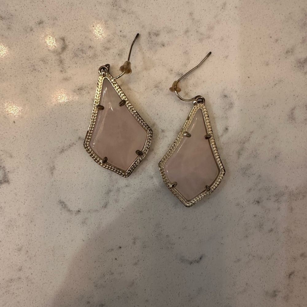 Elegant Rose Gold Dangle Earrings